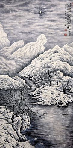 陶冷月 雪景