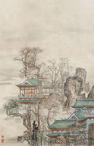 黄秋园 山水
