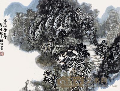 赵振川 青山含翠 51×41cm