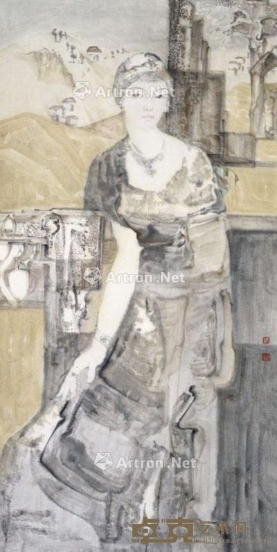 孙春龙 都市女孩 136×68cm