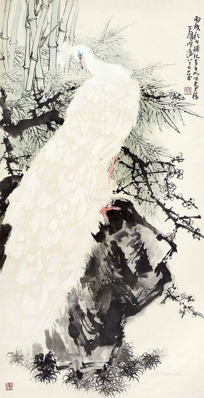 孙其峰  孔雀