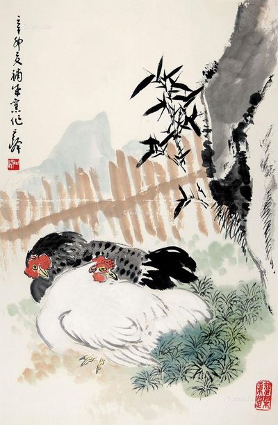 孙其峰  双吉图