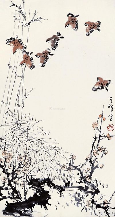 孙其峰 花鸟