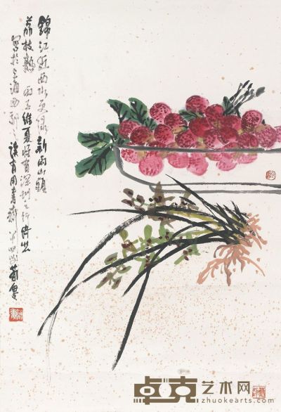 曹简楼 花卉 69×46cm