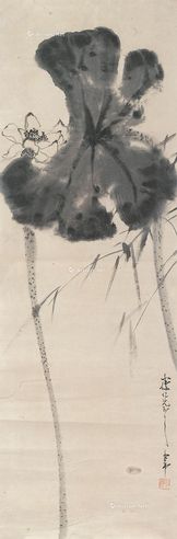 赵少昂 荷花图