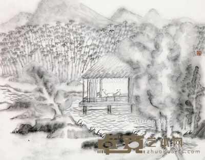 孙佰钧 君子之交 42×52.5cm