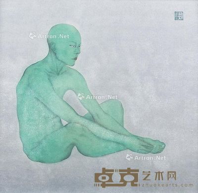 黄俊伟 雨人系列之一 50×50cm