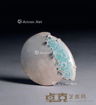 王琼 《小石潭记》胸针 4.2×5.5×1.8cm