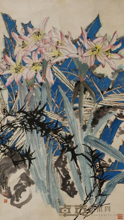 郭怡孮 花卉 121×70