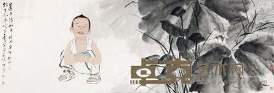 张喆 莲子清如水 61×180cm