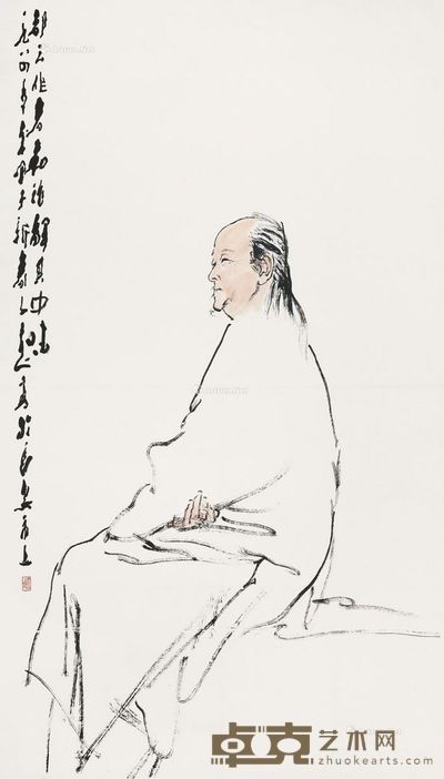 王子武 曹雪芹 179×93.5cm