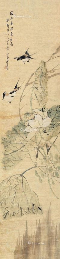 沙山春 花鸟