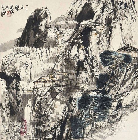 王金岭  山水