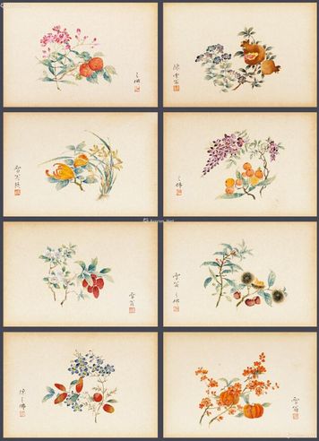 陈之佛 近现代 花卉