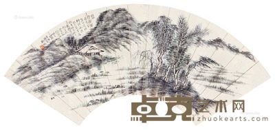 陈师曾 山水 17.5×52cm