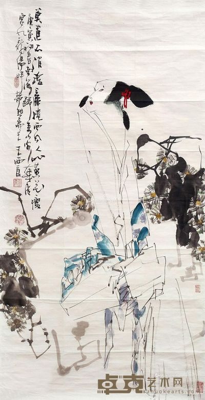 王西京 莫道不消魂 136×70cm