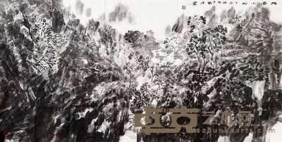 刘丹 陕南小村 69×137cm