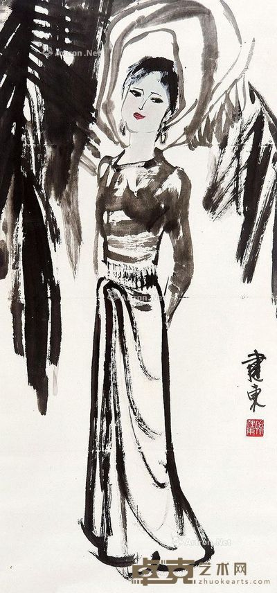 孙建东 人物 69×32cm