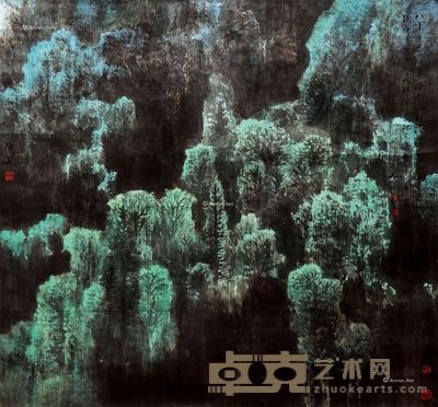 白庚延 海南雨林 102×110cm