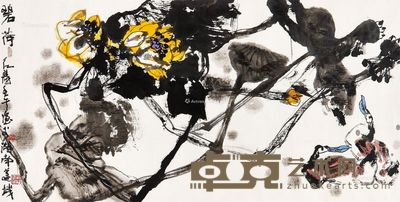 谢天赐 碧荷 68×138cm