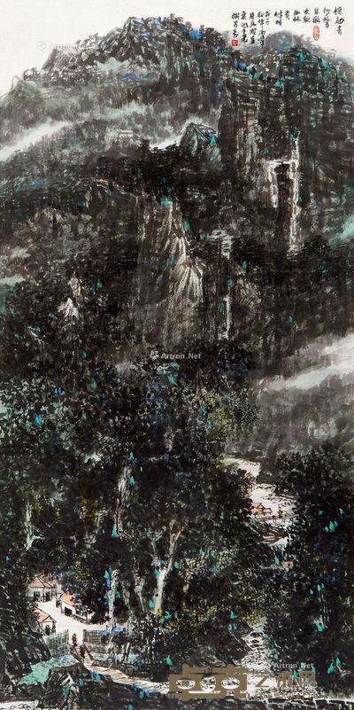 王建树 撩起青纱 138×69cm