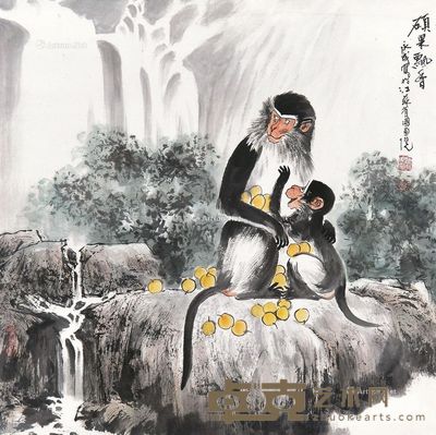 施永成 硕果飘香 68×68cm