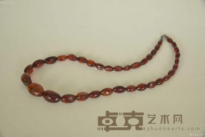 血珀随形珠项链 D（珠径）：15.5mm L（长度）：50cm （最大一颗）共计
