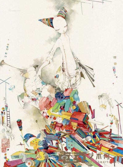 潘东篱 乐高 39×29cm