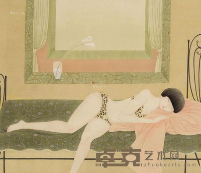 刘派 静 72×62cm