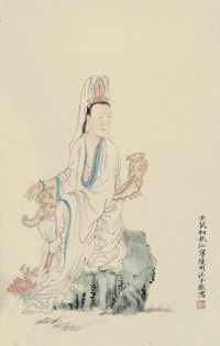 陈明 观音大士像