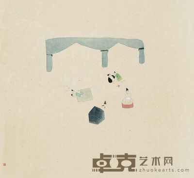 王蒙莎 行乐 46×50cm