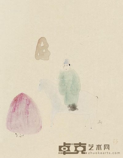 王蒙莎 人物 45×35cm