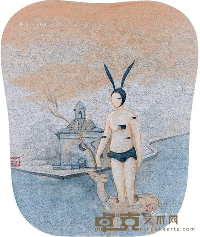 吴思骏 情 31×25.5cm