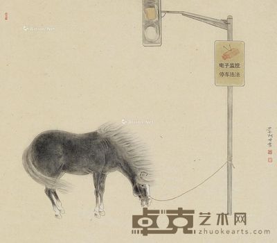 甘永川 城市系列二 60×69cm
