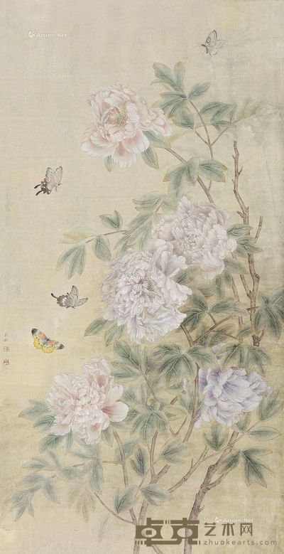 陈贝西 蝶恋花 135×69cm