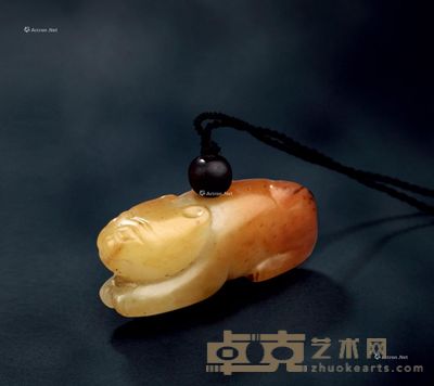 明或更早 玉虎 长4.9cm