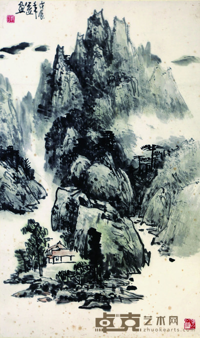 郭公达 山水 49×81.5