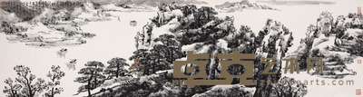 王永敬 山水 180×48cm
