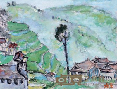 凃克 元宝山 24.8×33cm