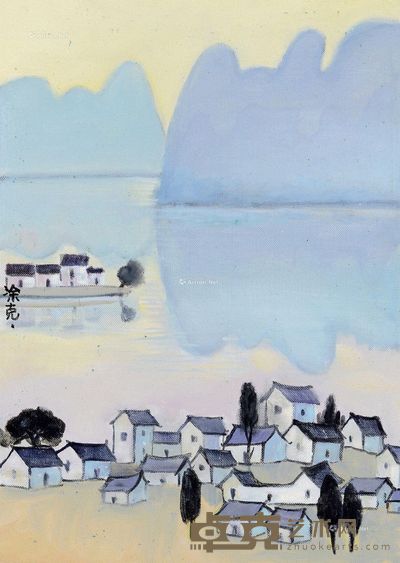凃克 漓江故居 42×29.7cm