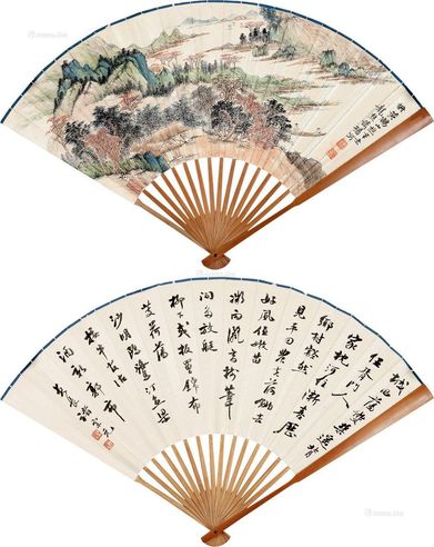 萧逊 山水