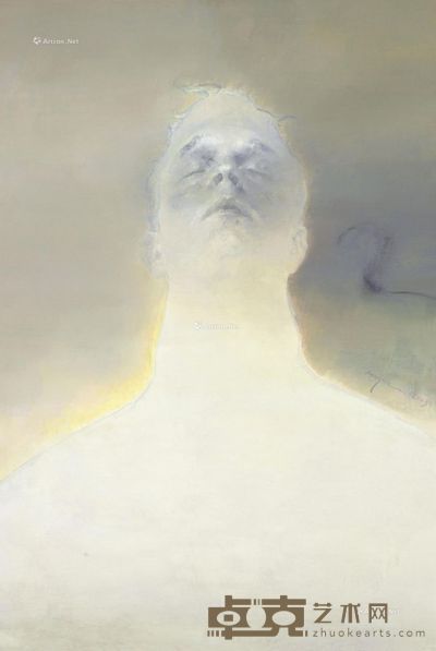 毛焰 肖像 油彩 画布 110×75cm
