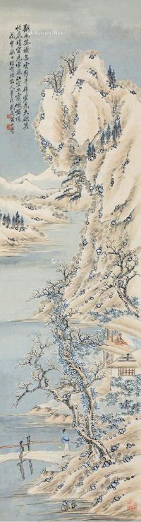 黄山寿 雪景寒林