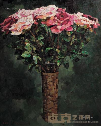 林永康 玫瑰之约 100×80cm