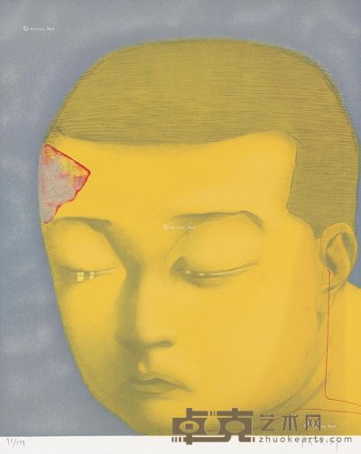 张晓刚 幻觉 70×55cm