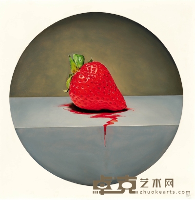 周 松 草莓 79.5×79cm