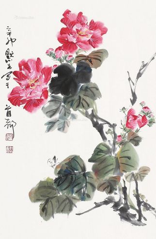 金默如 花卉