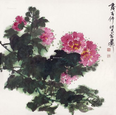 谢稚柳 花卉