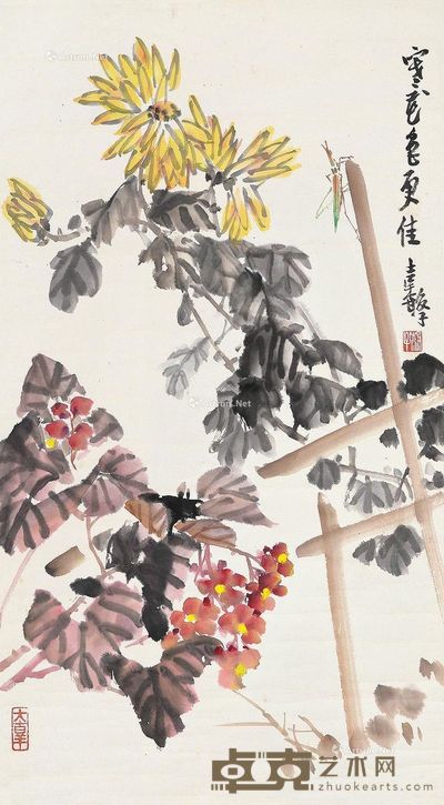 张继馨 寒花色更佳 75×42cm