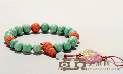 清 绿松石手串 --